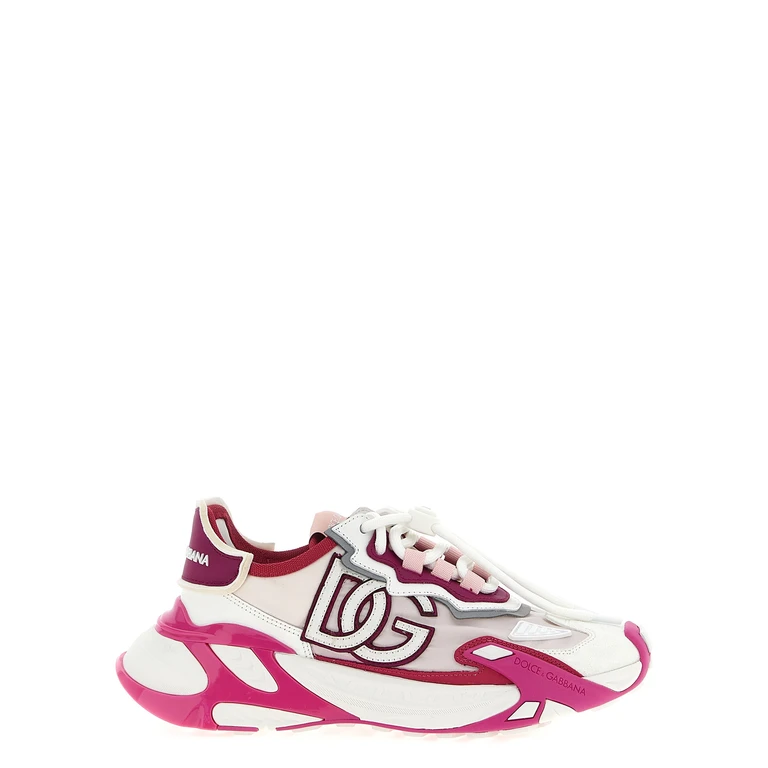 Fuchsia Viscose Athletic Sneakers - Women
