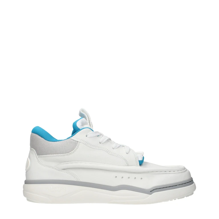 Valentino Garavani White Leather Low Top Sneakers - Men