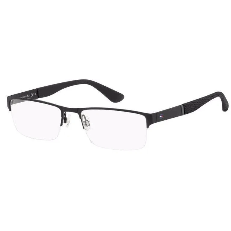 Tommy Hilfiger Demo Rectangular Mens Eyeglasses TH 1524 0003 55