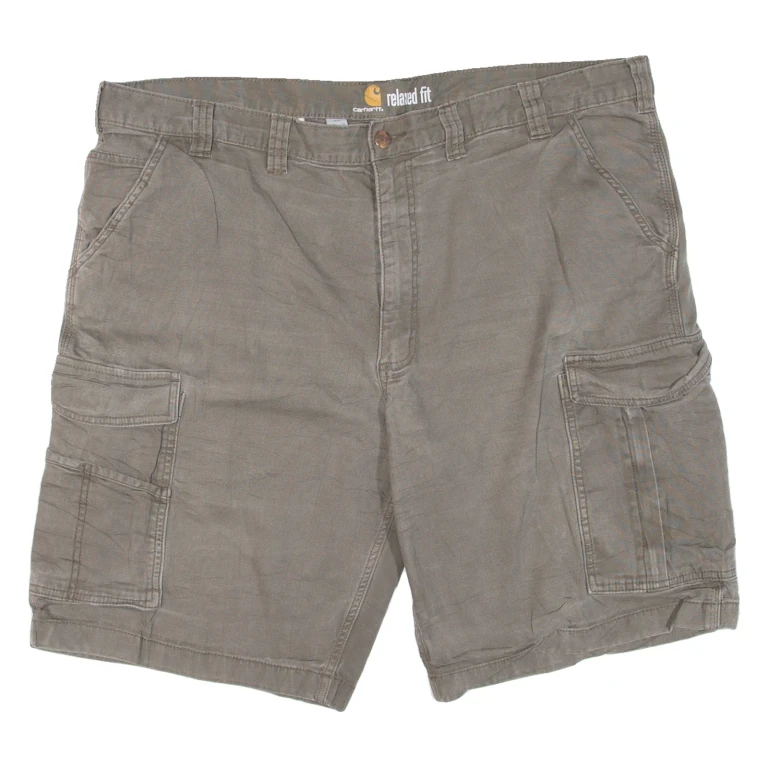 CARHARTT Mens Workwear Shorts Grey Relaxed 2XL W44