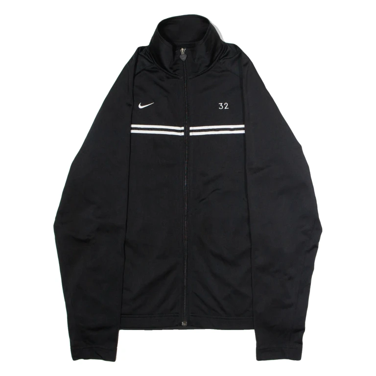 NIKE 32 Mens Track Jacket Black S