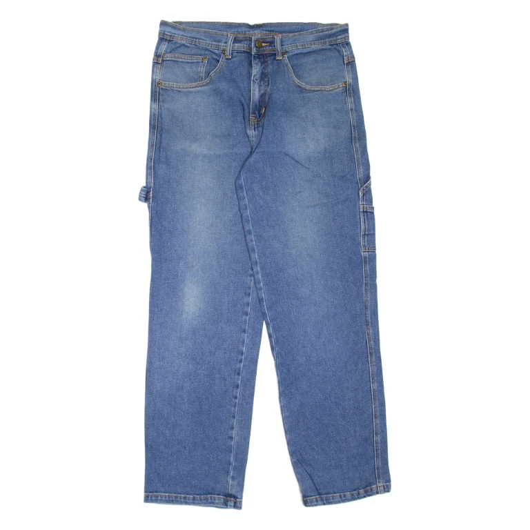 Carpenter Womens Jeans Blue Regular Tapered W32 L30