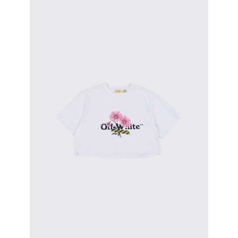 OFF-WHITE KIDS T-Shirt Kids color White (OGAA019S26JER001100)