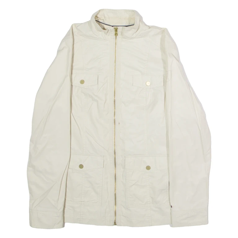 TOMMY HILFIGER Womens Jacket Cream M
