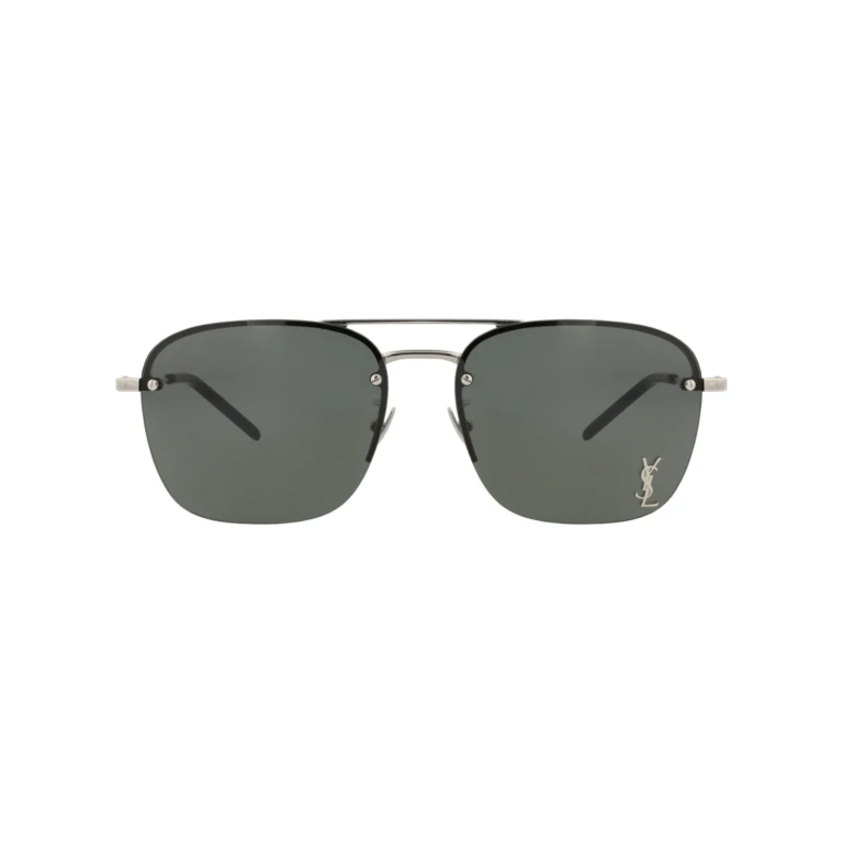 Aviator-Frame Metal Sunglasses