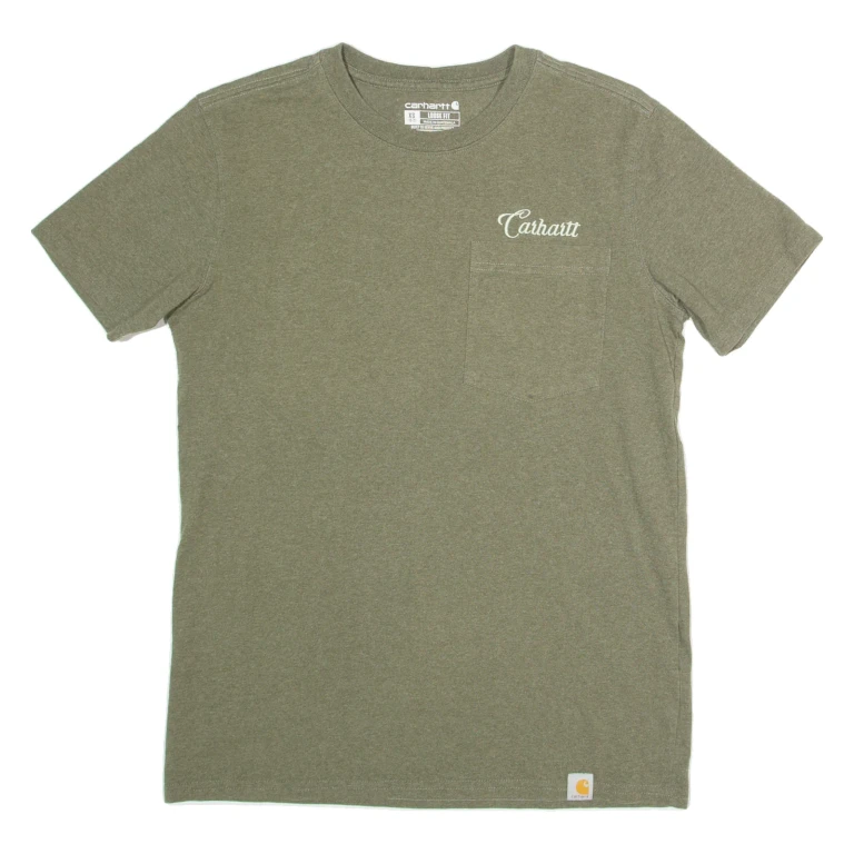 CARHARTT 0-8 Womens T-Shirt Green XS