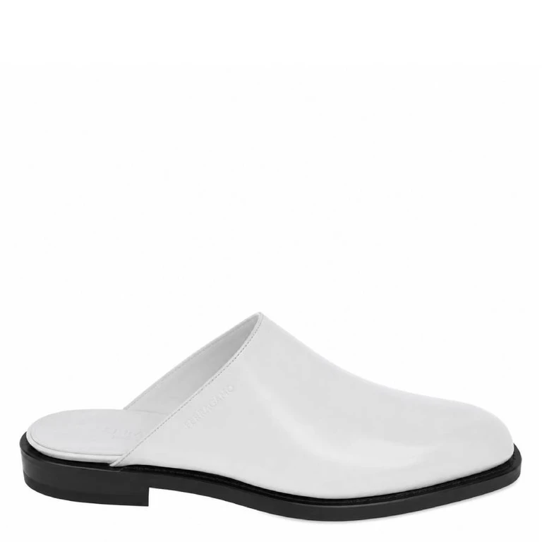 Ferragamo Gasco Leather Mules