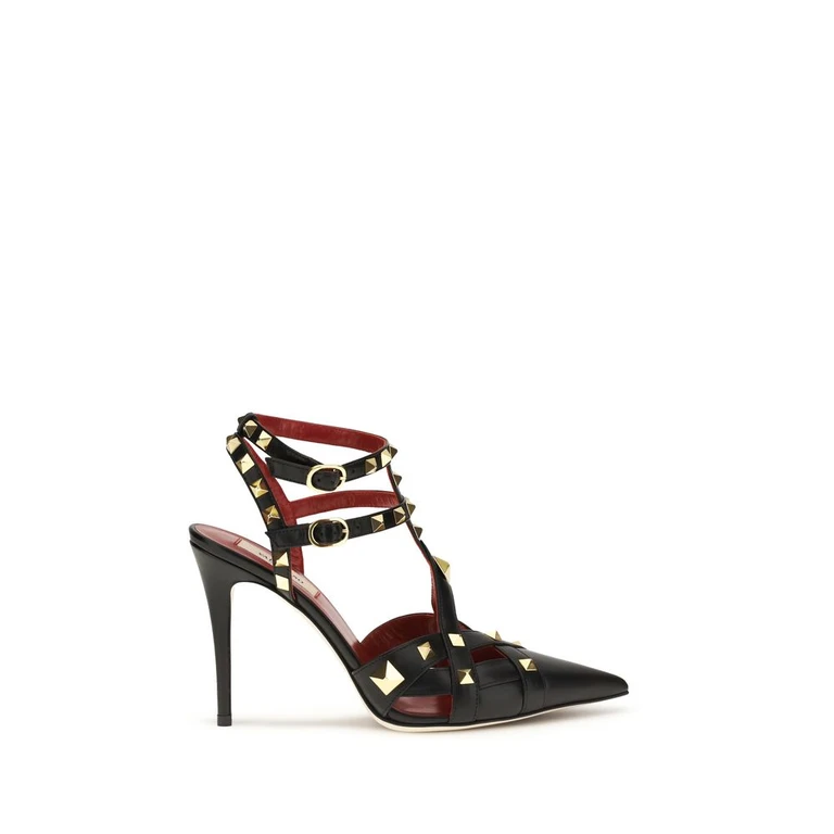 Valentino Garavani Black Goatskin High Heel Pumps - Women