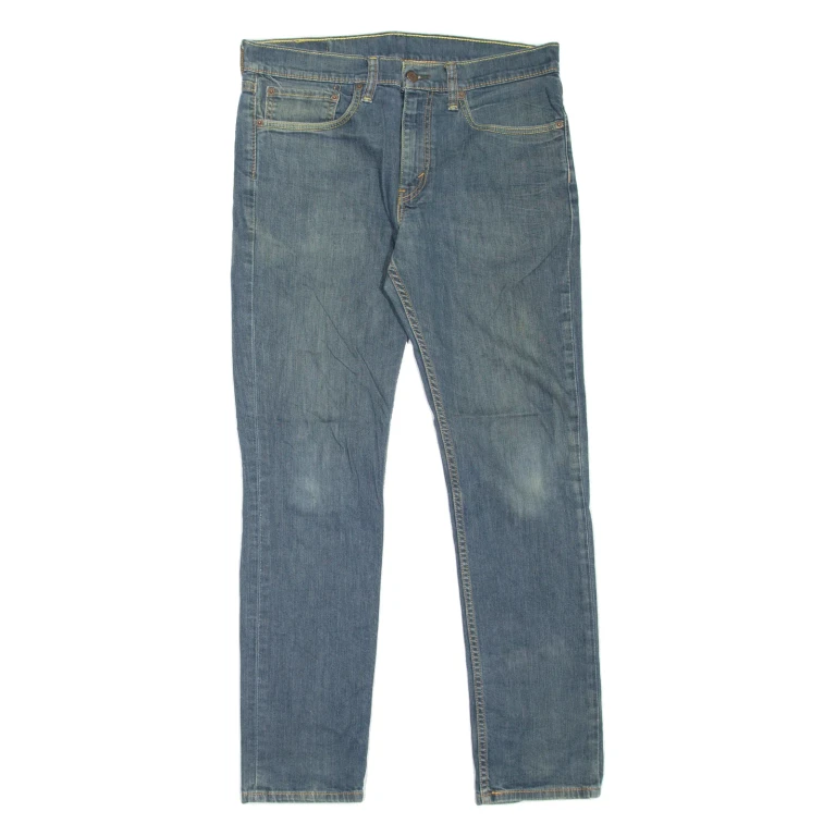 LEVI'S 511 Jeans Mens Blue Slim Straight Stone Wash W34 L32