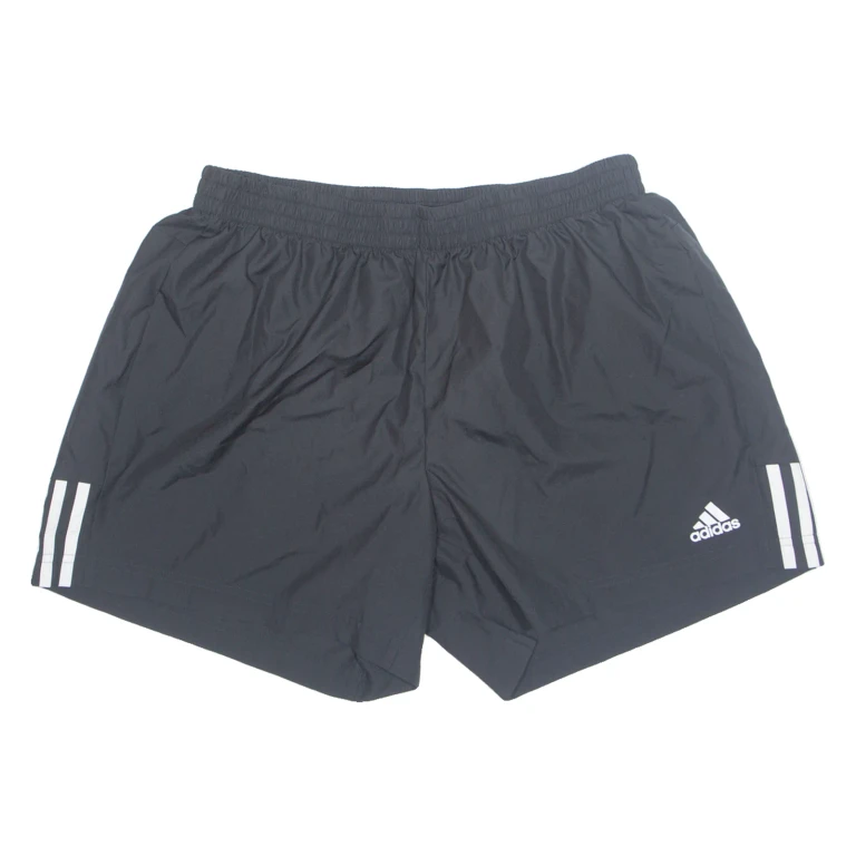 ADIDAS Womens Sports Shorts Black Relaxed XL W30