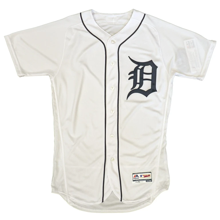 Men's MLB Detroit Tigers Authentic On Field Flex Base Jersey White