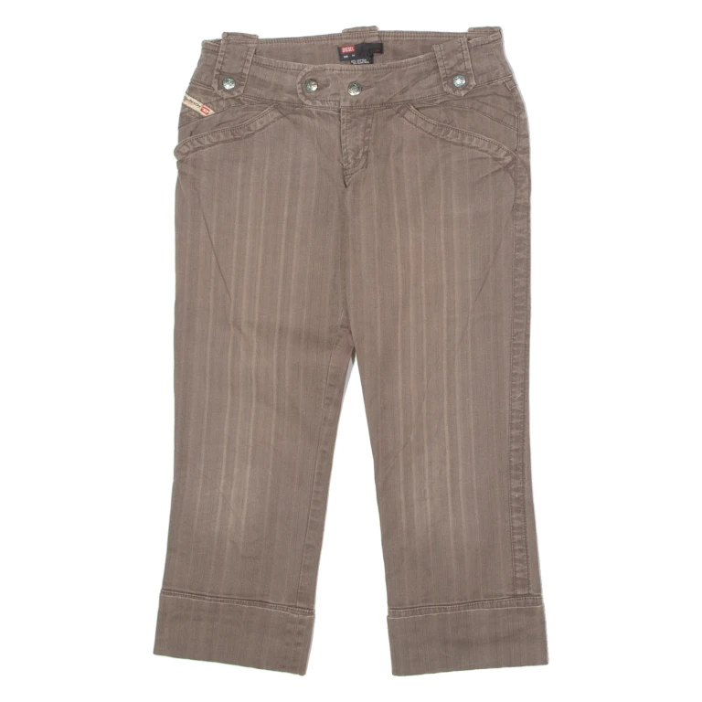 DIESEL Womens Trousers Brown Slim Straight W28 L22