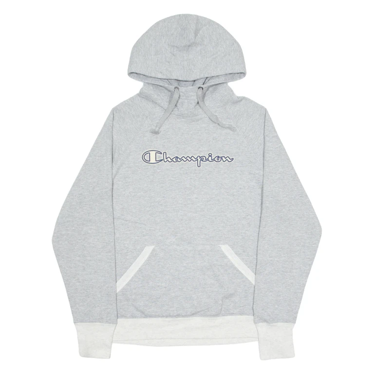 CHAMPION Womens Grey Hoodie M