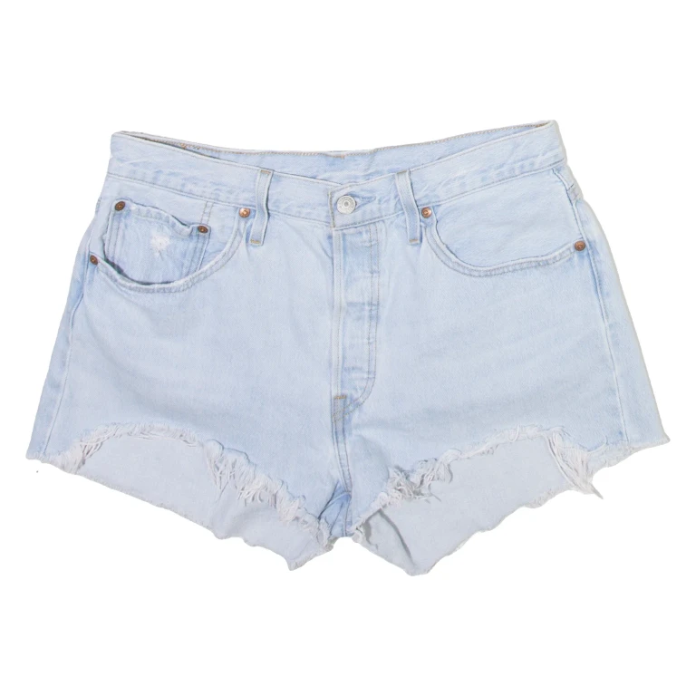 LEVI'S 501 Womens Denim Shorts Blue M W32