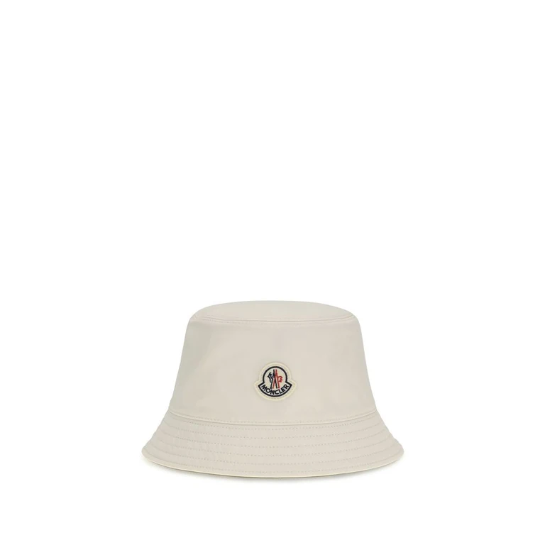 White Polyester Bucket Hat - Women