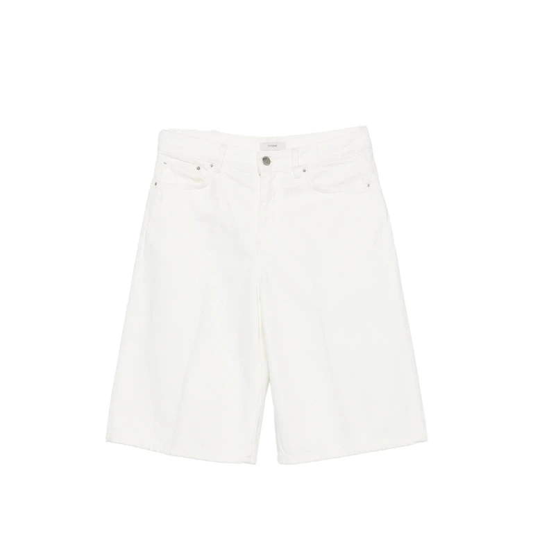 Board Knee-length Denim Shorts
