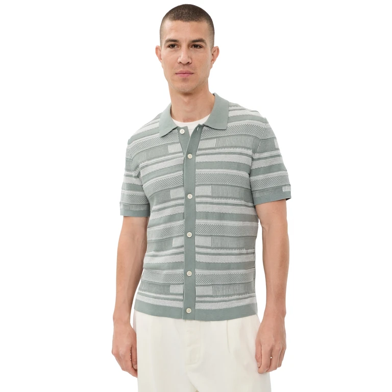 RAILS Henri Sweater Sage Cream Block S
