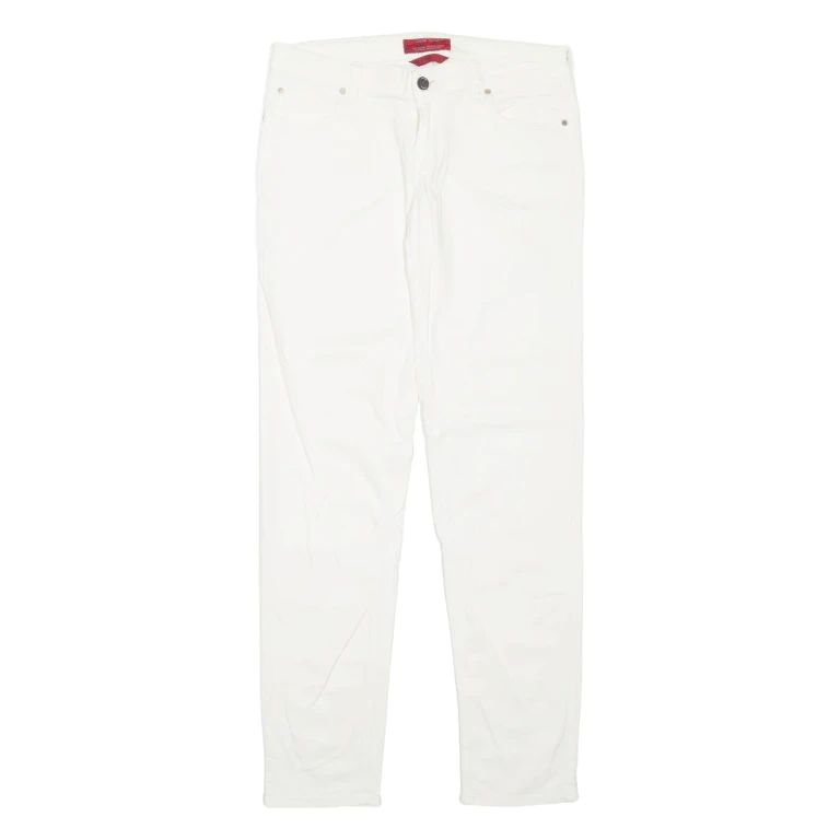 JACOB COHEN Womens Trousers Cream Regular Straight W32 L33