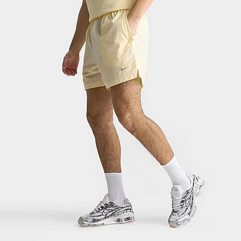 Nike Men's NOCTA Cardinal Nylon Shorts in Alabaster/Stealth Size: Small