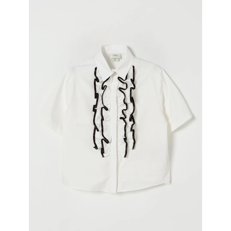 FENDI Shirt Kids color White (JFC136AEXZF0TU9)