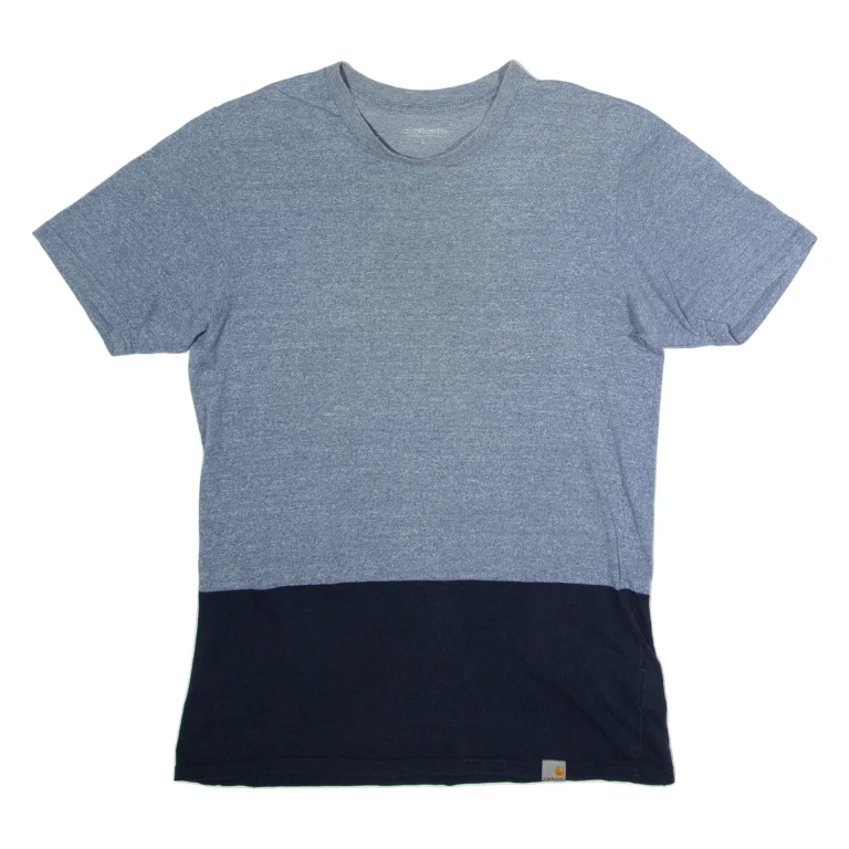 CARHARTT WIP Mens T-Shirt Blue Crew Neck L