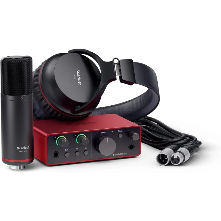 Scarlett Solo Studio 4th Gen Recording Bundle