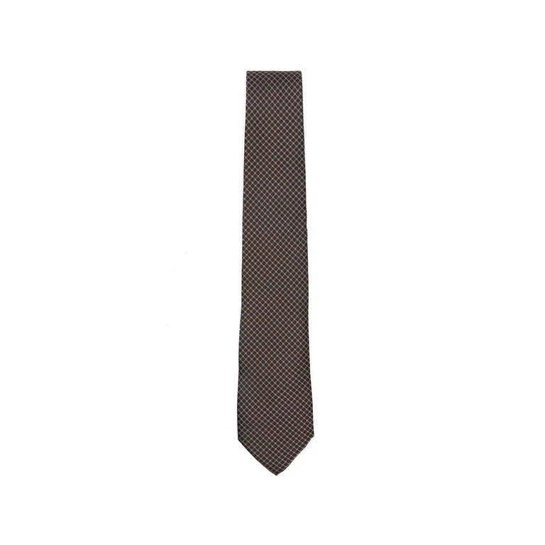 Geometric-pattern Floral-motif Tie