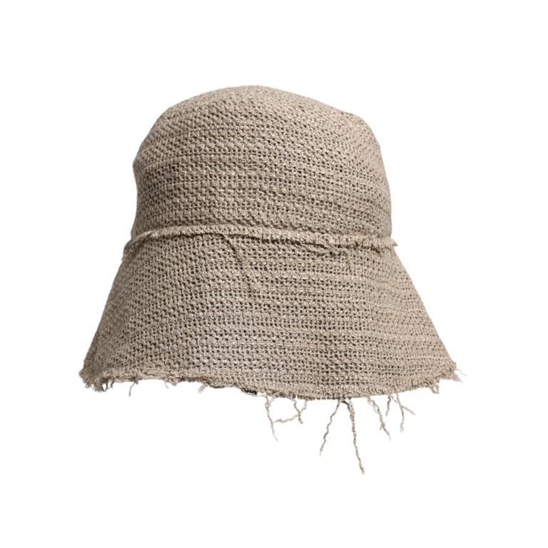 Dolce & Gabbana Beige Linen Wide Brim Bucket Hat Cotton Polyester Nylon - Men