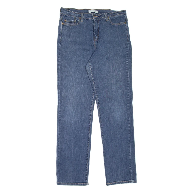 LEVI'S 512 Perfectly Slimming Womens Jeans Blue Regular Straight W30 L31