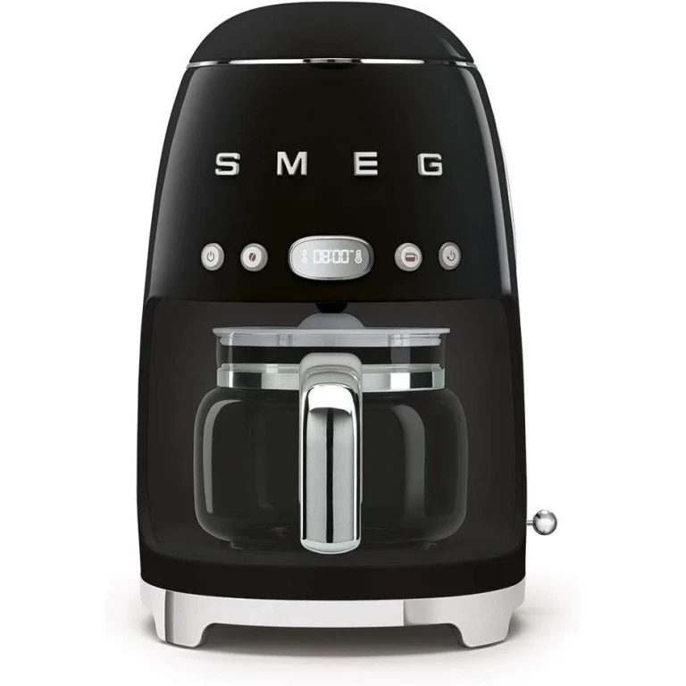 50's Retro Style Aesthetic Drip Coffee Machine with 10 Cup Glass Carafe