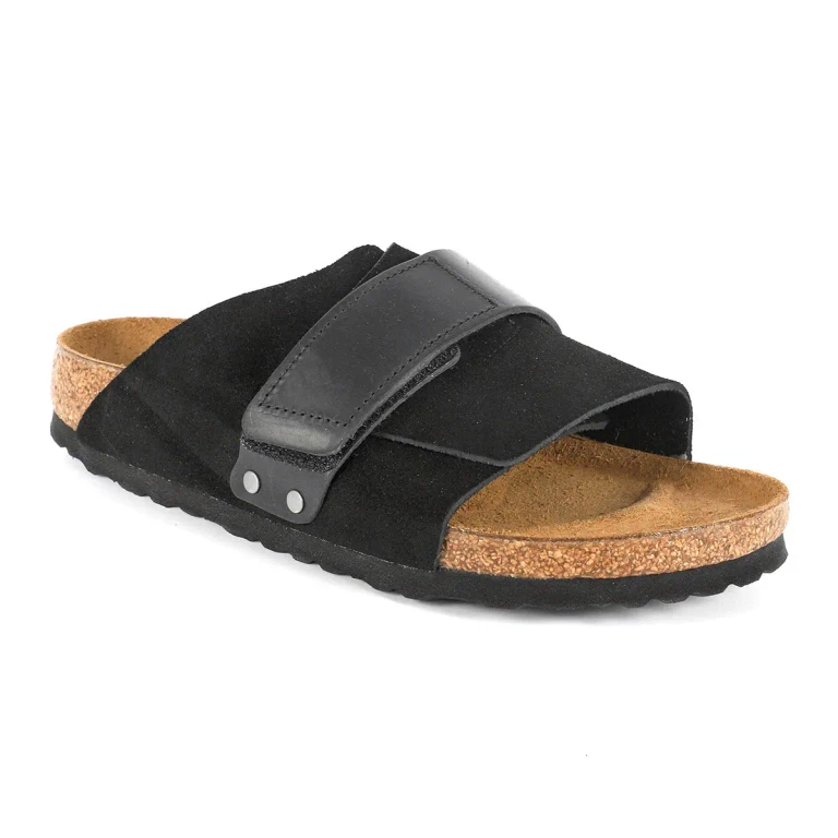 Kyoto Oiled Leather Suede Leather Sandals