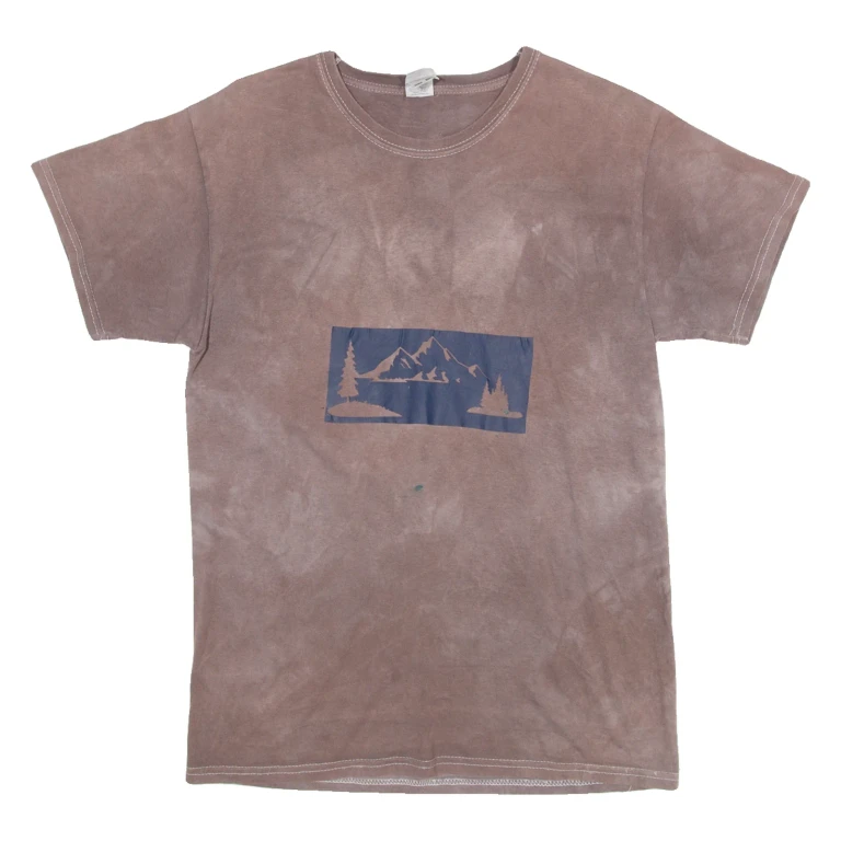 FRUIT OF THE LOOM Boys T-Shirt Brown 12-13Y