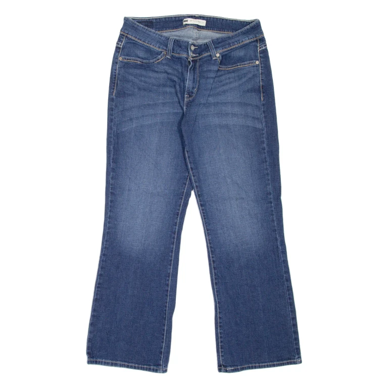 LEVI'S 529 Curvy Womens Jeans Blue Regular Bootcut Stone Wash W30 L28