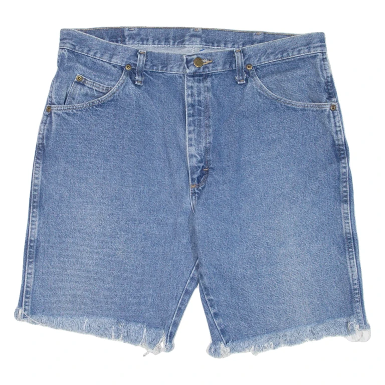 WRANGLER Mens Jorts Shorts Blue L W36