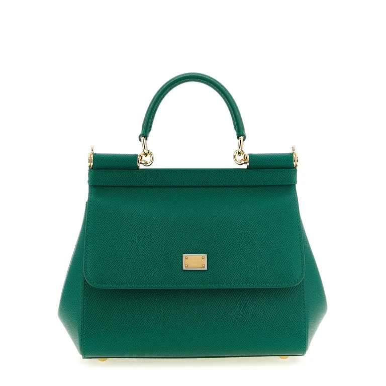 Dolce & Gabbana Bicolor Calfskin Handbag Bag - Women