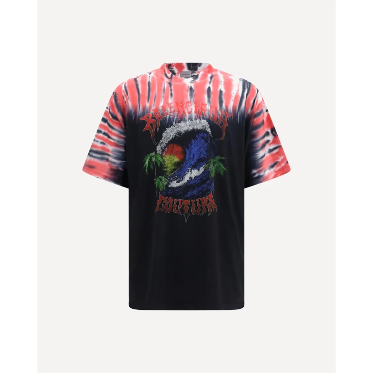 BALENCIAGA Extreme Tie Dye T-shirt Male XS