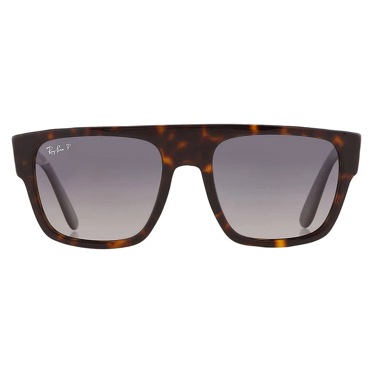 Ray Ban Drifter Polarized Grey Gradient Browline Unisex Sunglasses RB0360S 902/M3 57