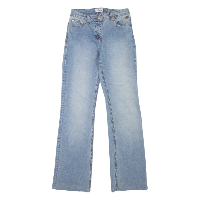 TOM TAILOR Alexa Womens Jeans Blue Regular Bootcut Stone Wash W26 L32
