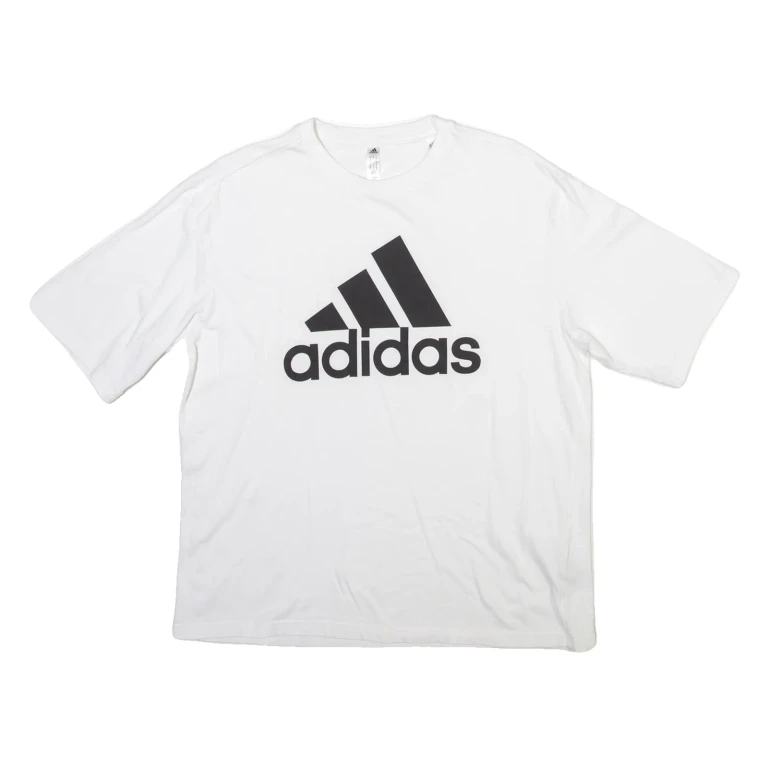 ADIDAS Womens T-Shirt White S