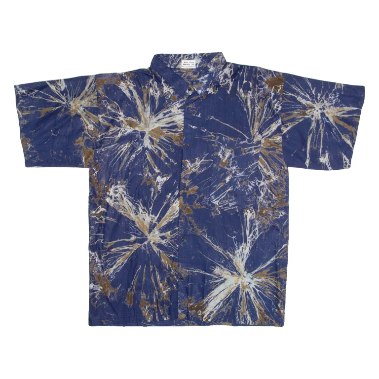 DIAN Mens Shirt Blue 2XL