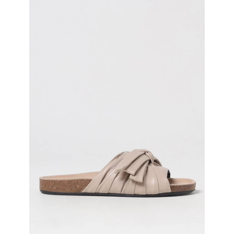 JW ANDERSON Flat Sandal Woman color Ecru (SN0096LA0161190)