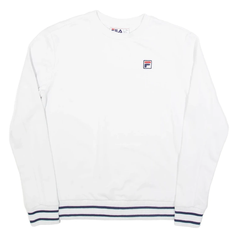 FILA Mens Sweatshirt White S