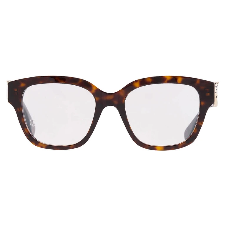 Cartier Panthere de Cartier Demo Square Ladies Eyeglasses CT0566O 006 53