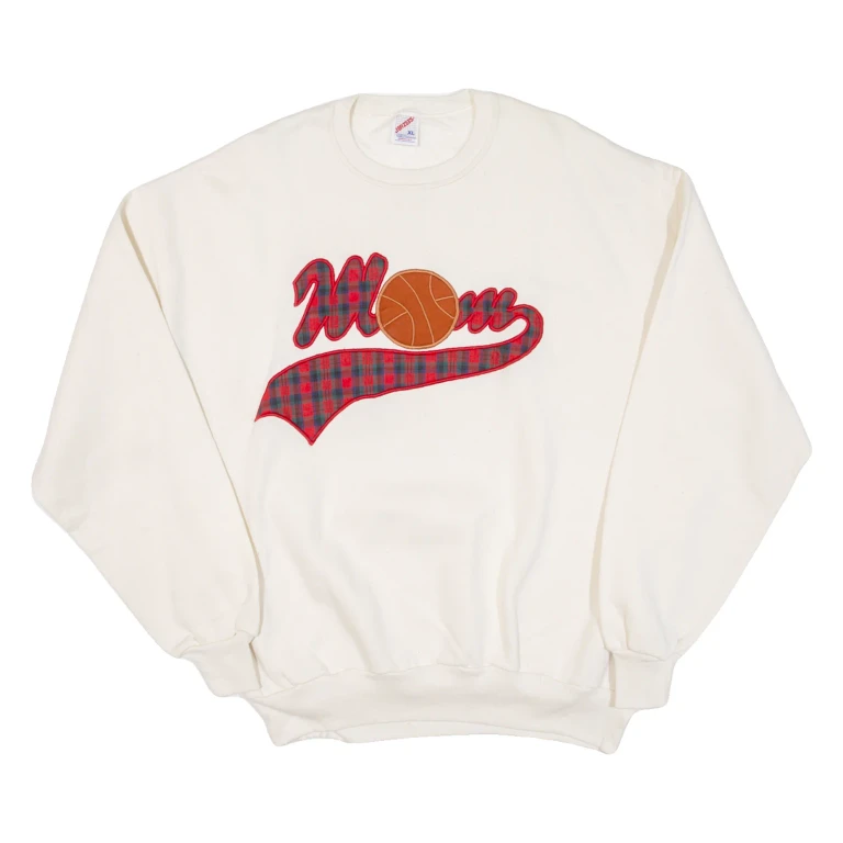 JERZEES Mom Mens Sweatshirt Beige USA XL