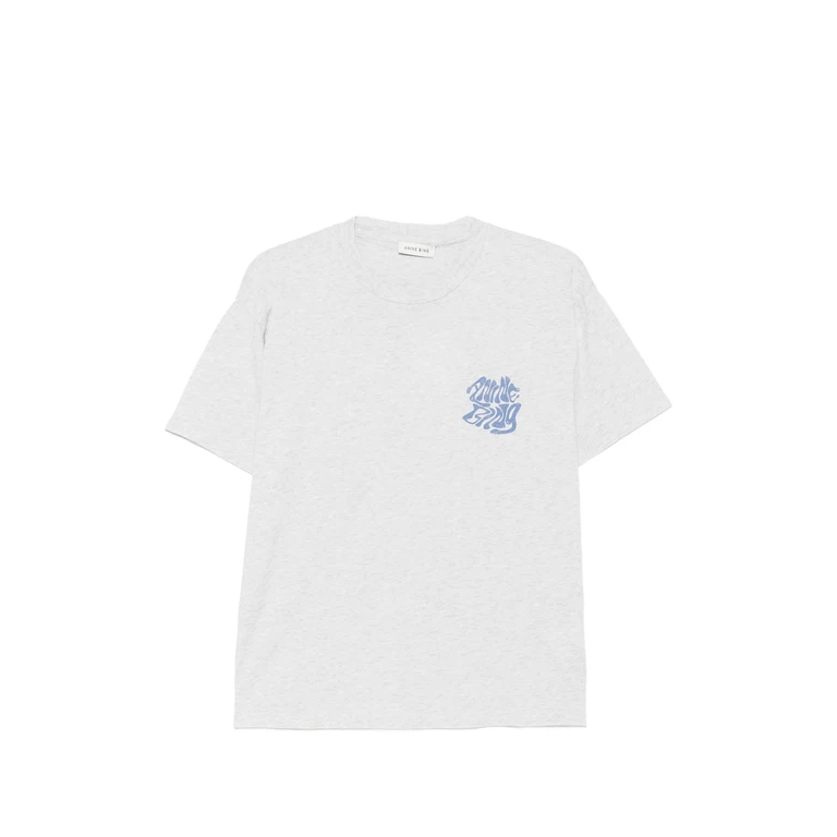 Anine Bing Cade Logo-print Cotton T-shirt (A-08-12929)