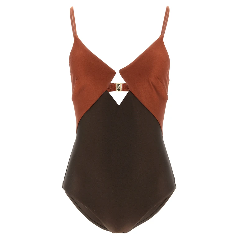 Zimmermann Brown Polyamide One-Piece Swimsuit Clothing - Women
