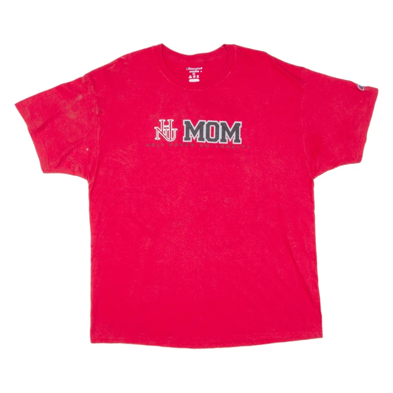 CHAMPION Holy Names University Mens T-Shirt Red USA XL