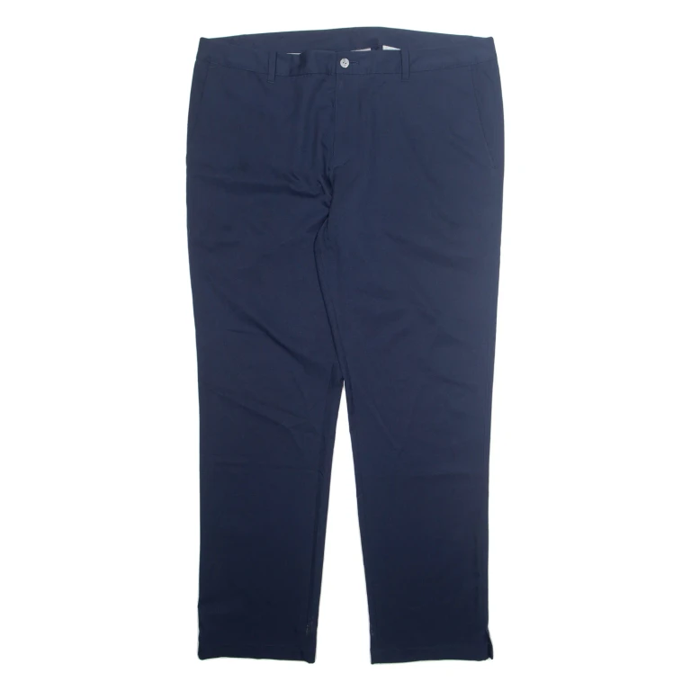PUMA Chino Mens Trousers Blue Regular Straight Nylon W38 L32