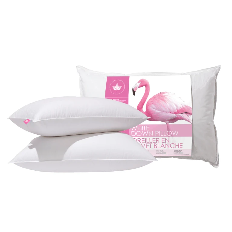 White Down Pillow, Soft Support 2 Pack