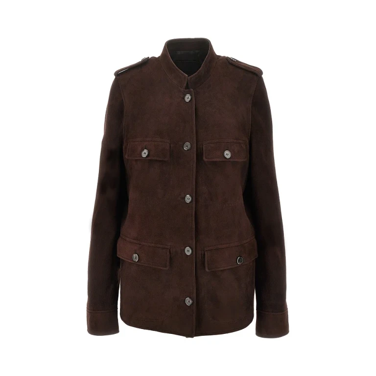 Veste en daim Prada pour femme, taille 42